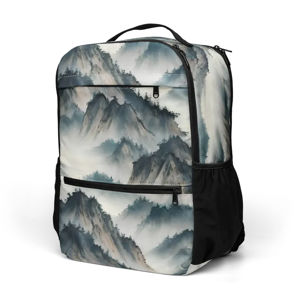 Mistbound Mountains on Utility Backpack — Left Front
