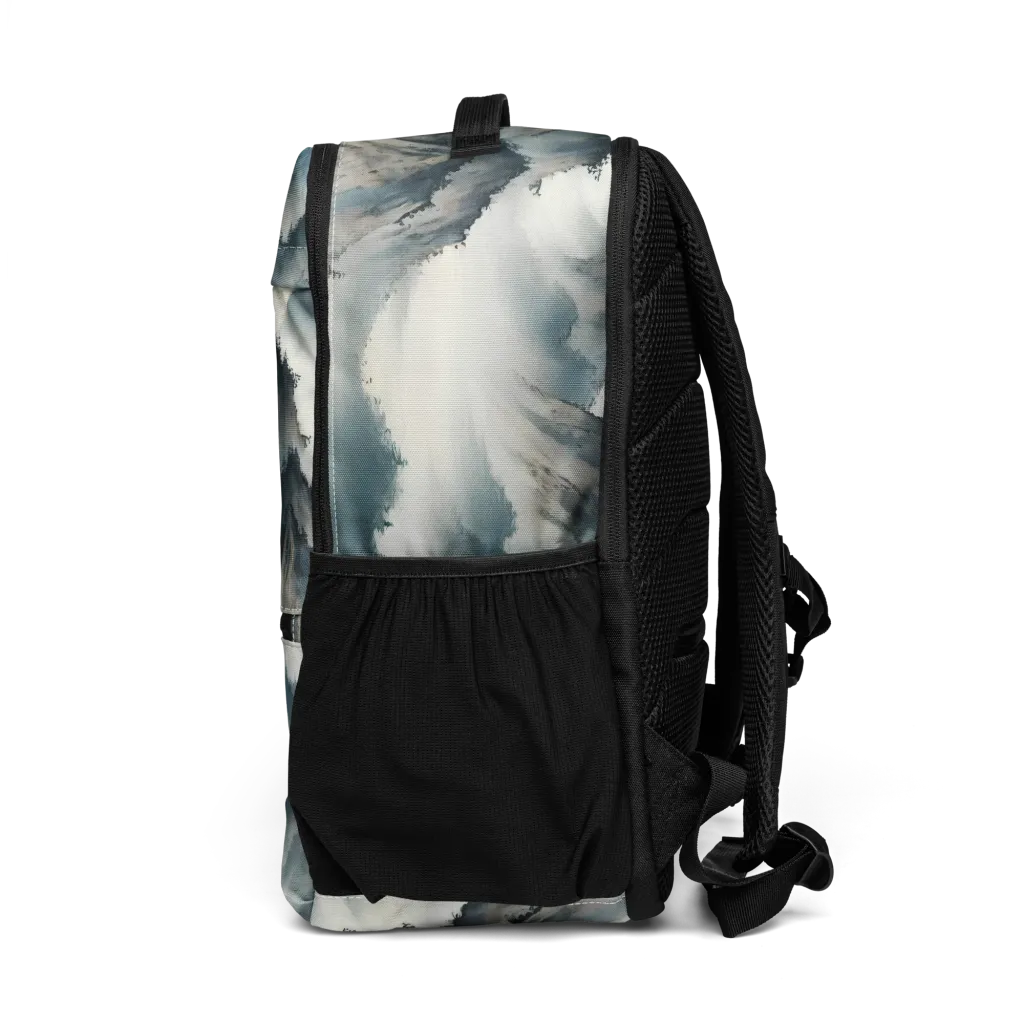 Mistbound Mountains on Utility Backpack — Left