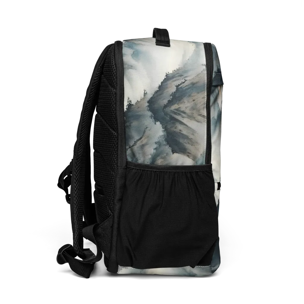 Mistbound Mountains on Utility Backpack — Right