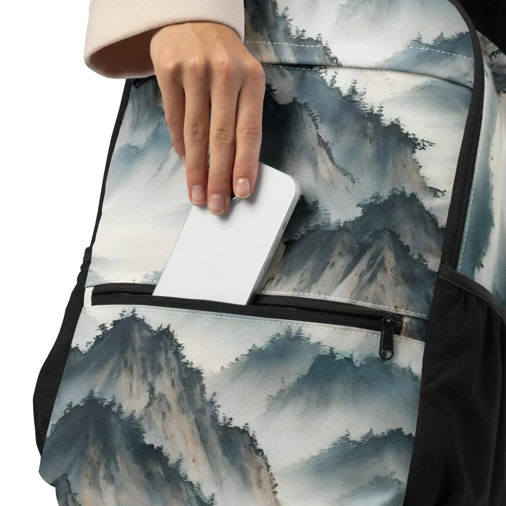 Mistbound Mountains on Utility Backpack — Product details