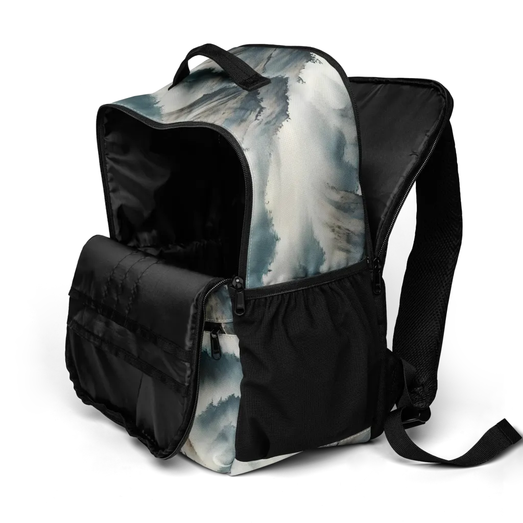 Mistbound Mountains on Utility Backpack — Product details 2