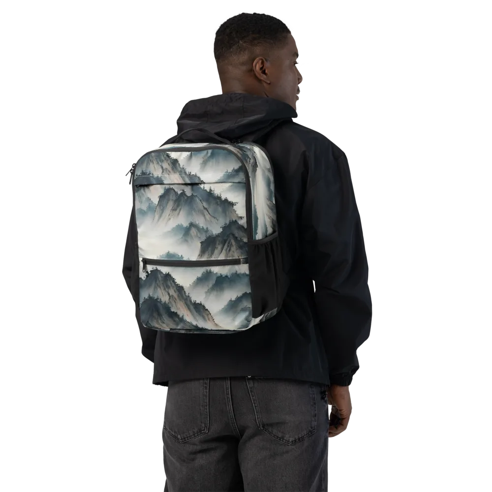 Mistbound Mountains on Utility Backpack — Back