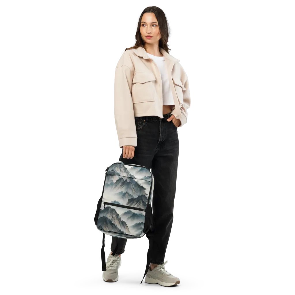 Mistbound Mountains on Utility Backpack — Front