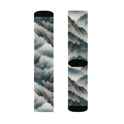 Mistbound Mountains on a Socks