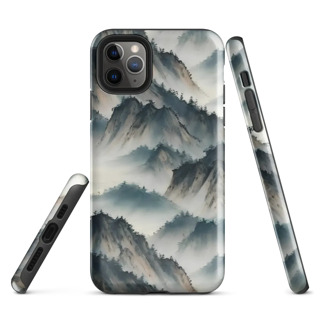 Mistbound Mountains on Tough Case for iPhone® — Front