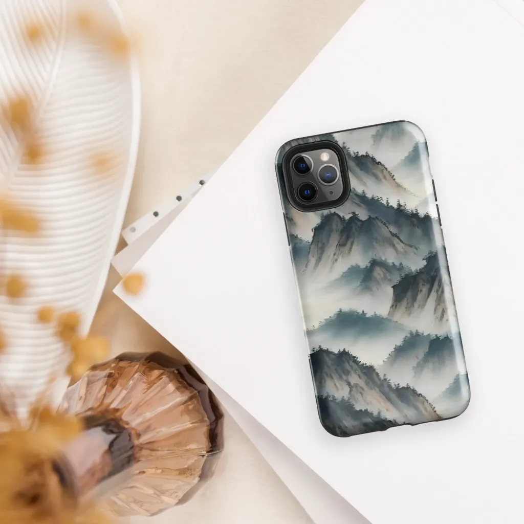 Mistbound Mountains on Tough Case for iPhone® — Front