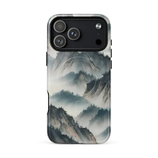 Mistbound Mountains on a MagSafe Tough Case for iPhone®