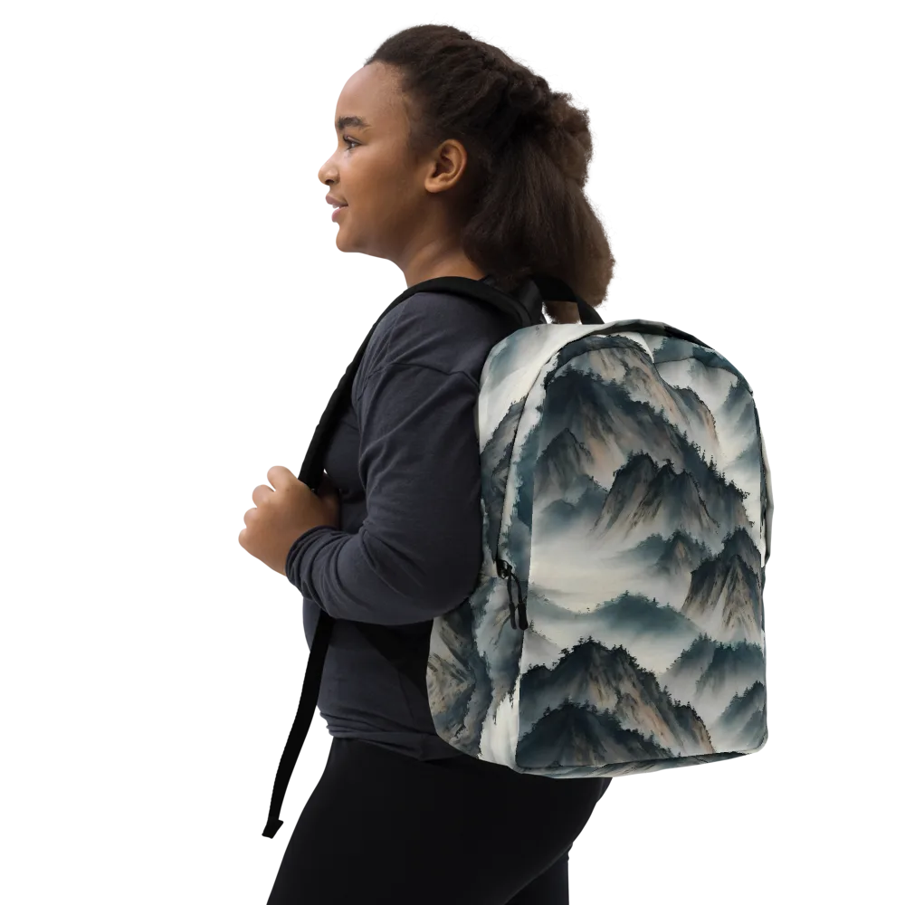 Mistbound Mountains on Minimalist Backpack — Right Front
