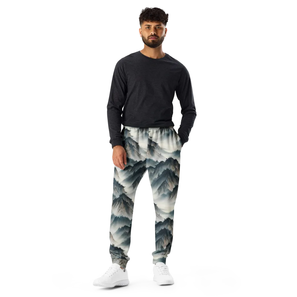 Mistbound Mountains on Men's Joggers — Front