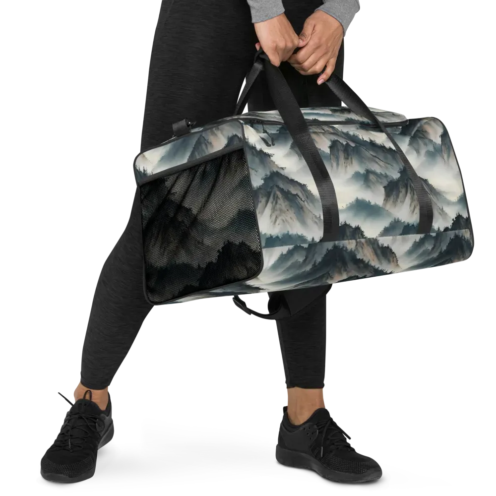 Mistbound Mountains on Duffle Bag — Right Front