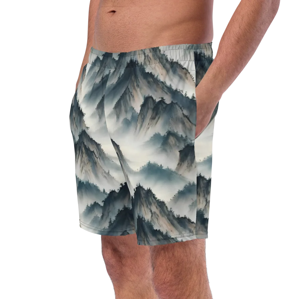 Mistbound Mountains on Swim Trunks — Left Front