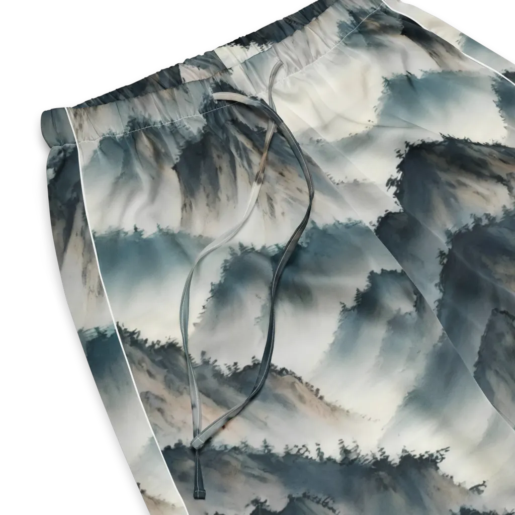 Mistbound Mountains on Women's Pajama Pants — Product details