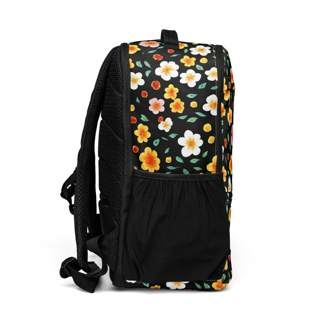 Sunlit Blossoms on Utility Backpack — Right