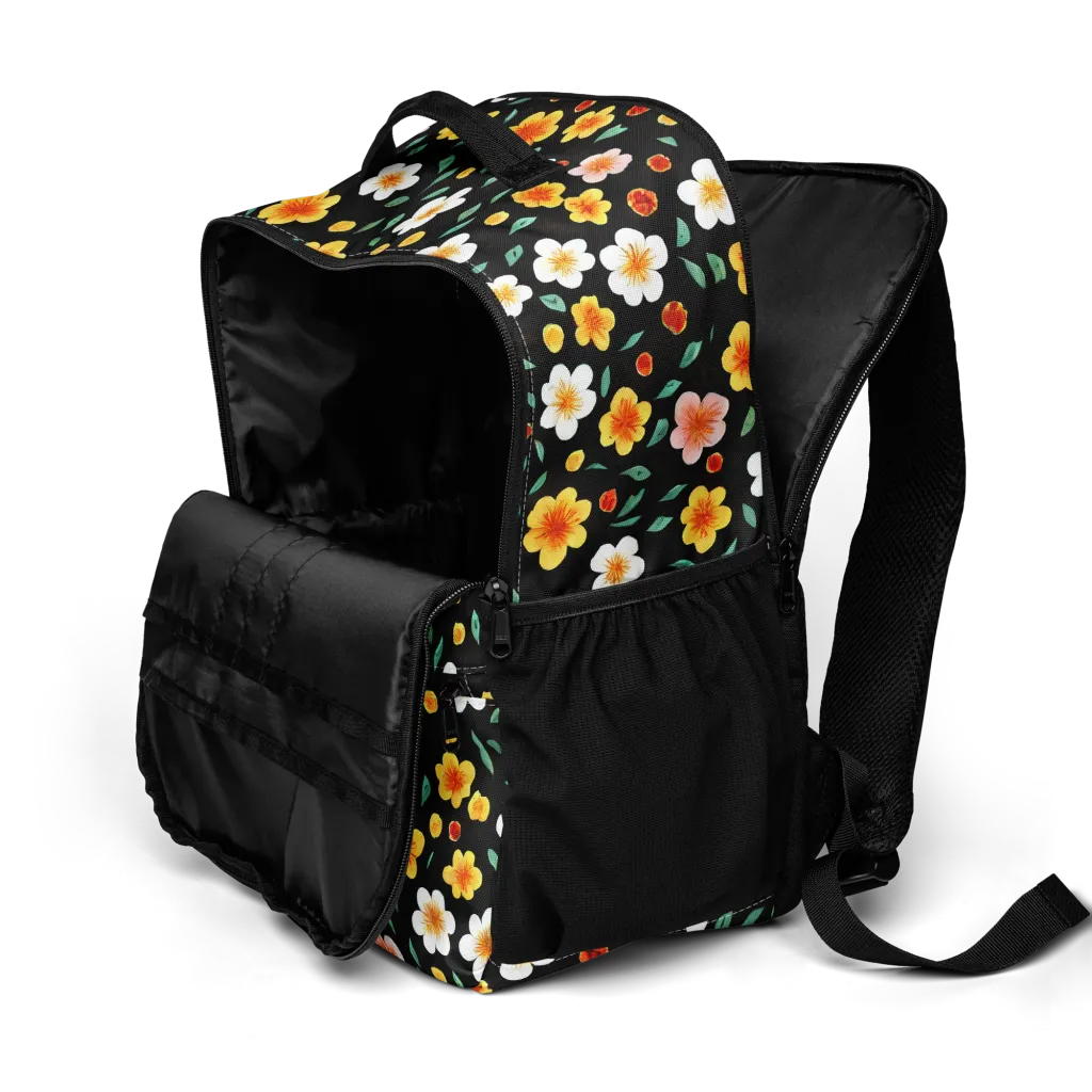 Sunlit Blossoms on Utility Backpack — Product details 2