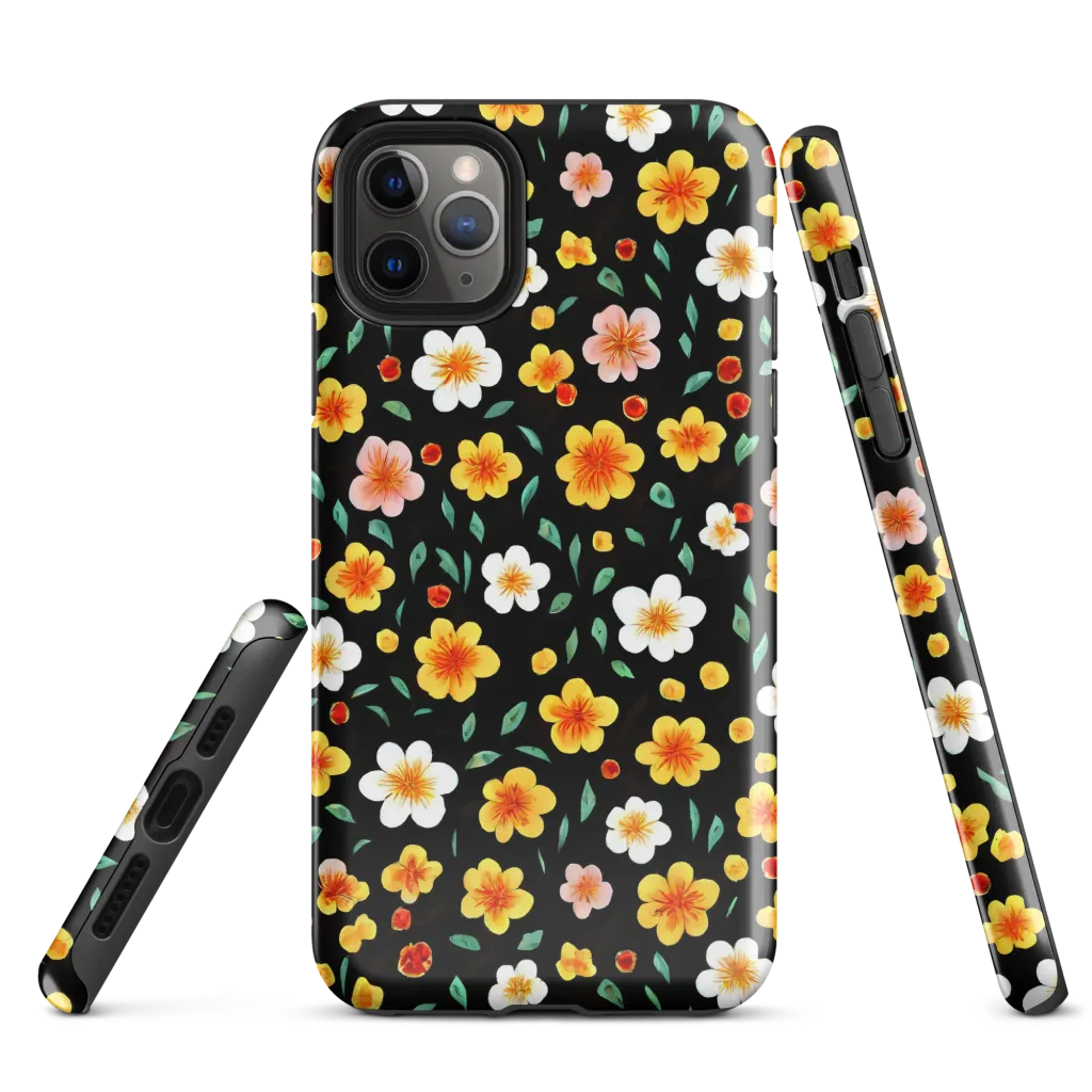 Sunlit Blossoms on Tough Case for iPhone® — Front
