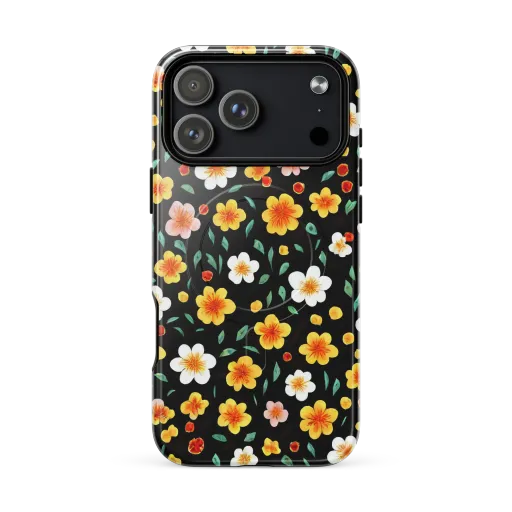 Sunlit Blossoms on a MagSafe Tough Case for iPhone®