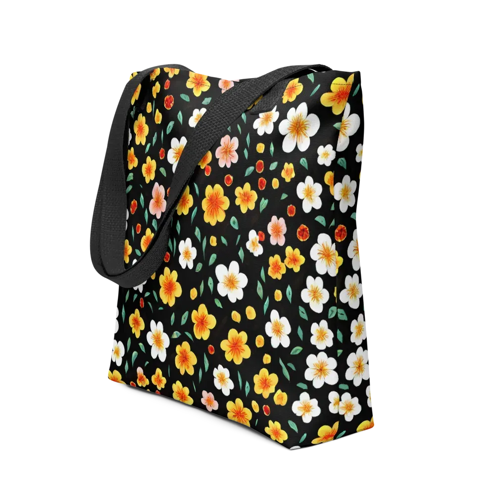 Sunlit Blossoms on Tote Bag — Front