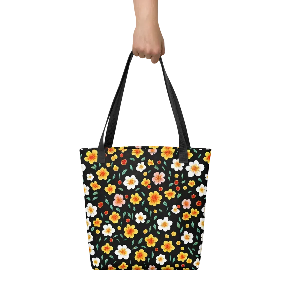 Sunlit Blossoms on Tote Bag — Front