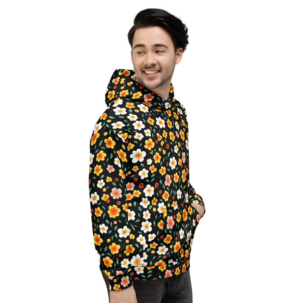 Sunlit Blossoms on Hoodie — Right