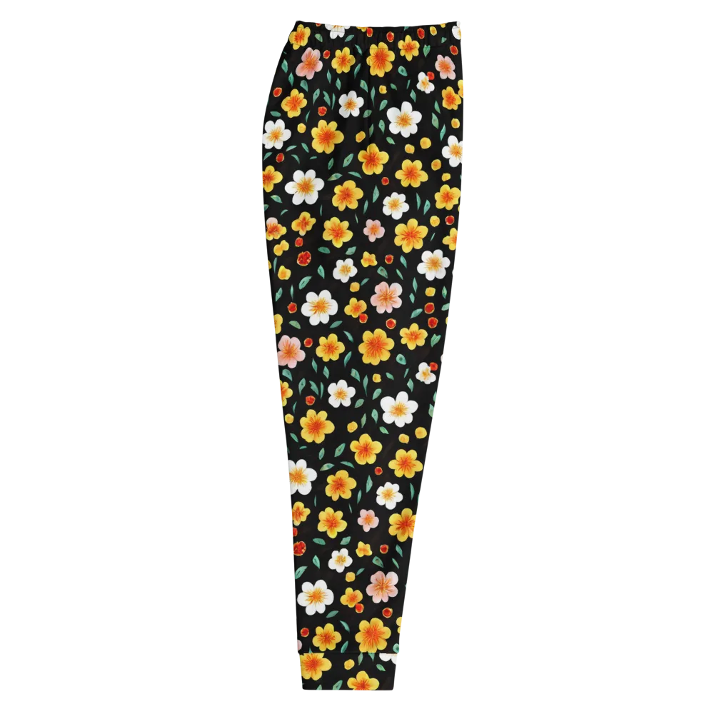 Sunlit Blossoms on Men's Joggers — Right