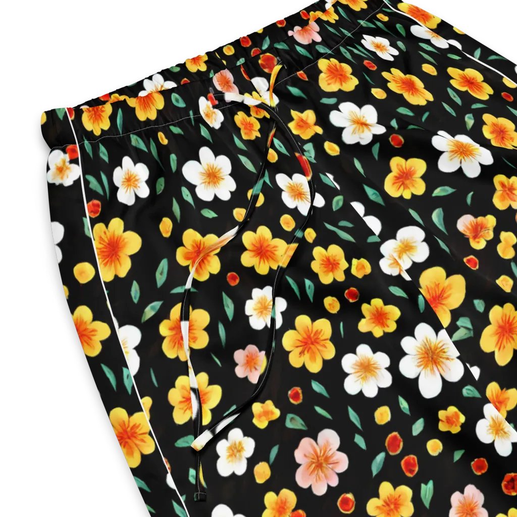 Sunlit Blossoms on Women's Pajama Pants — Product details