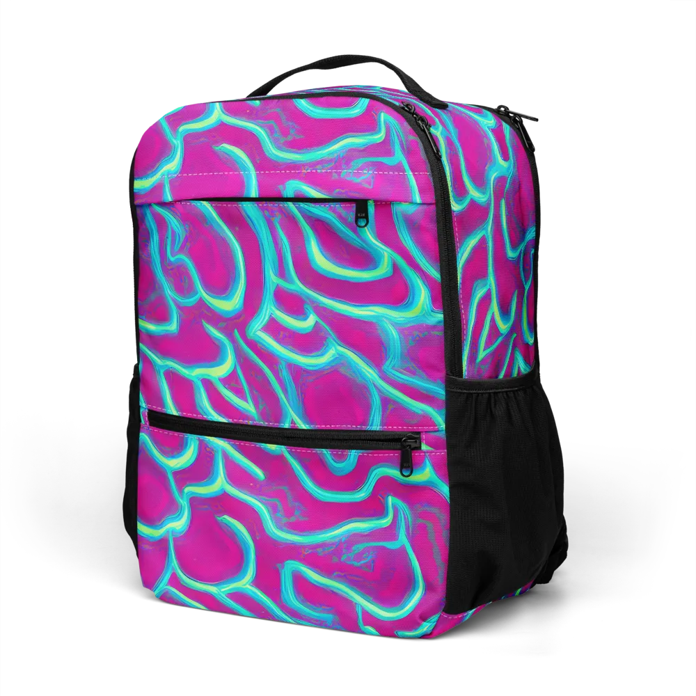 Neon Flux on Utility Backpack — Left Front