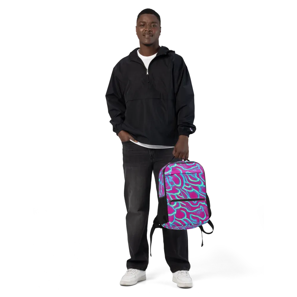 Neon Flux on Utility Backpack — Front