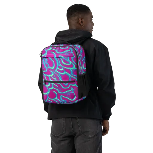 Neon Flux on a Utility Backpack