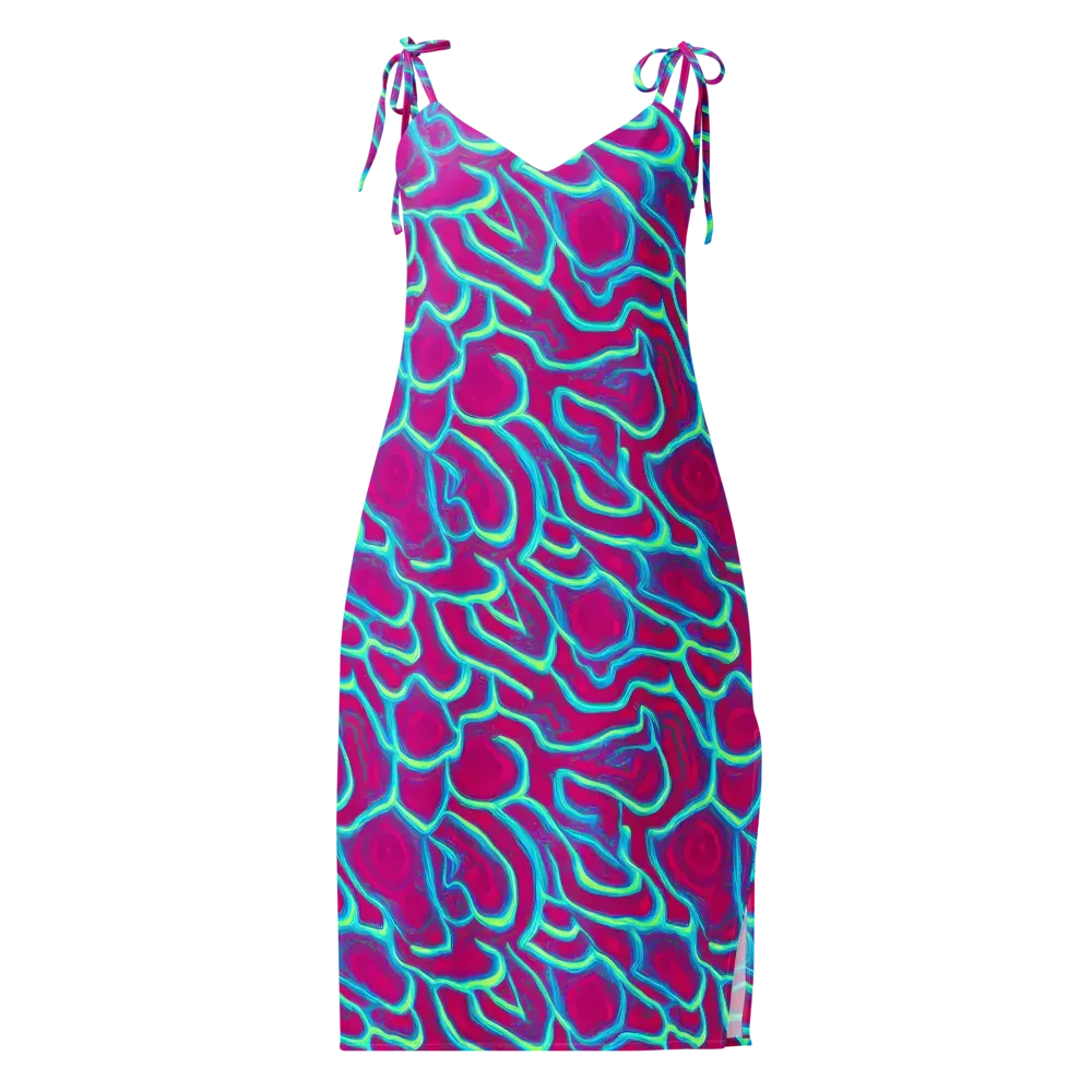Neon Flux on Slip Dress — Front