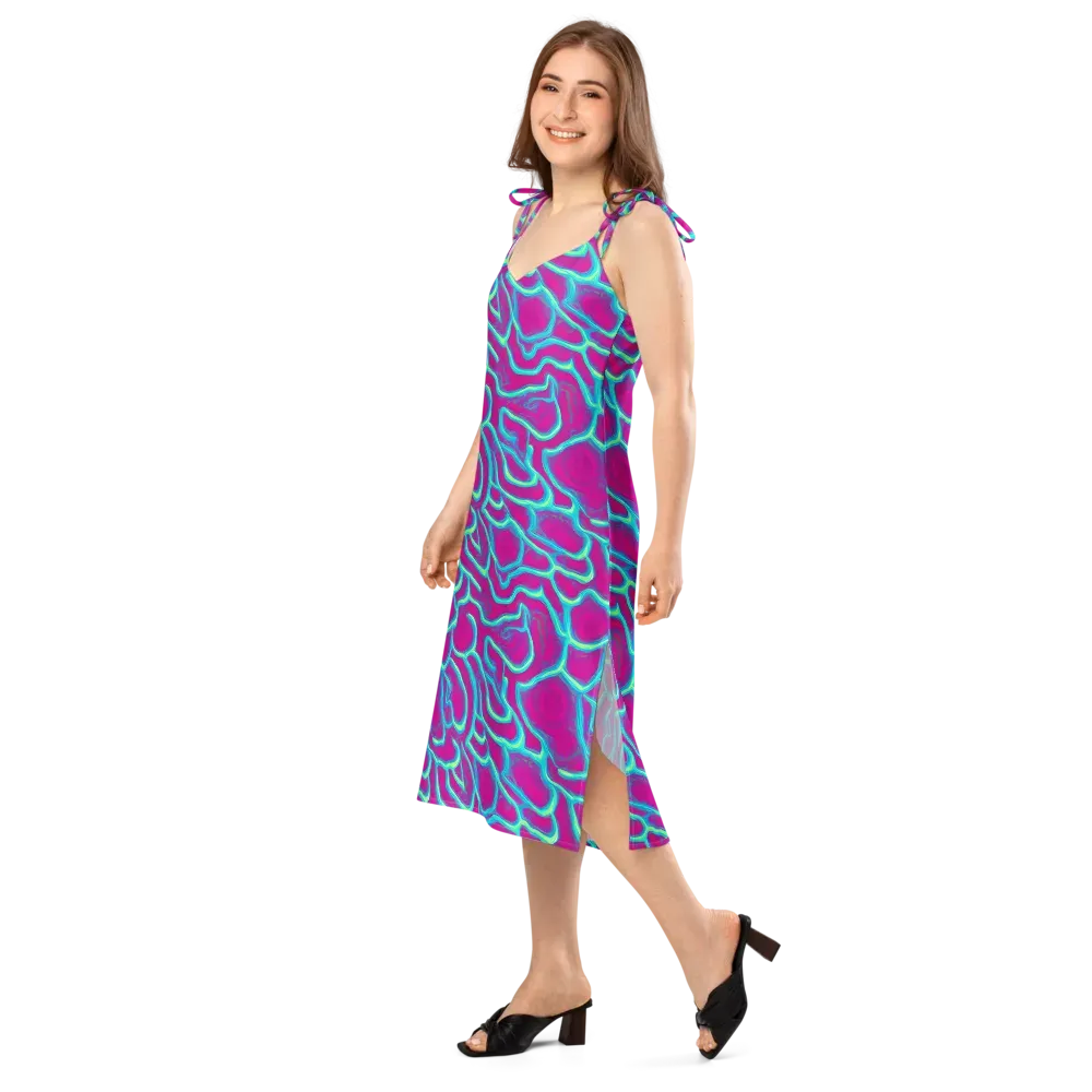Neon Flux on Slip Dress — Left Front