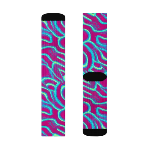 Neon Flux on a Socks