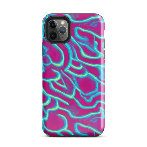 Neon Flux on a Tough Case for iPhone®