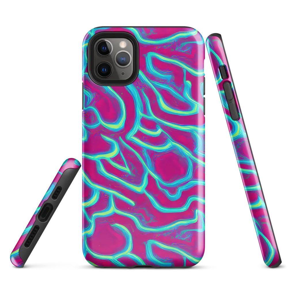 Neon Flux on Tough Case for iPhone® — Front