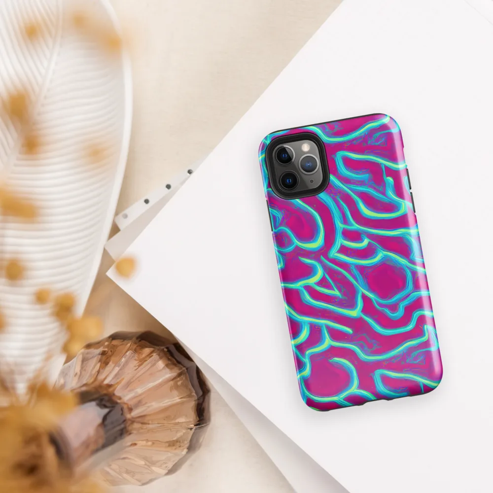 Neon Flux on Tough Case for iPhone® — Front