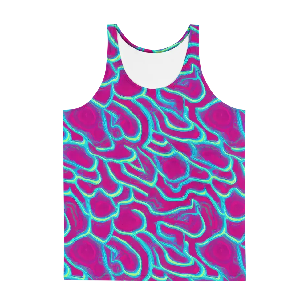 Neon Flux on Men's Tank Top — Front