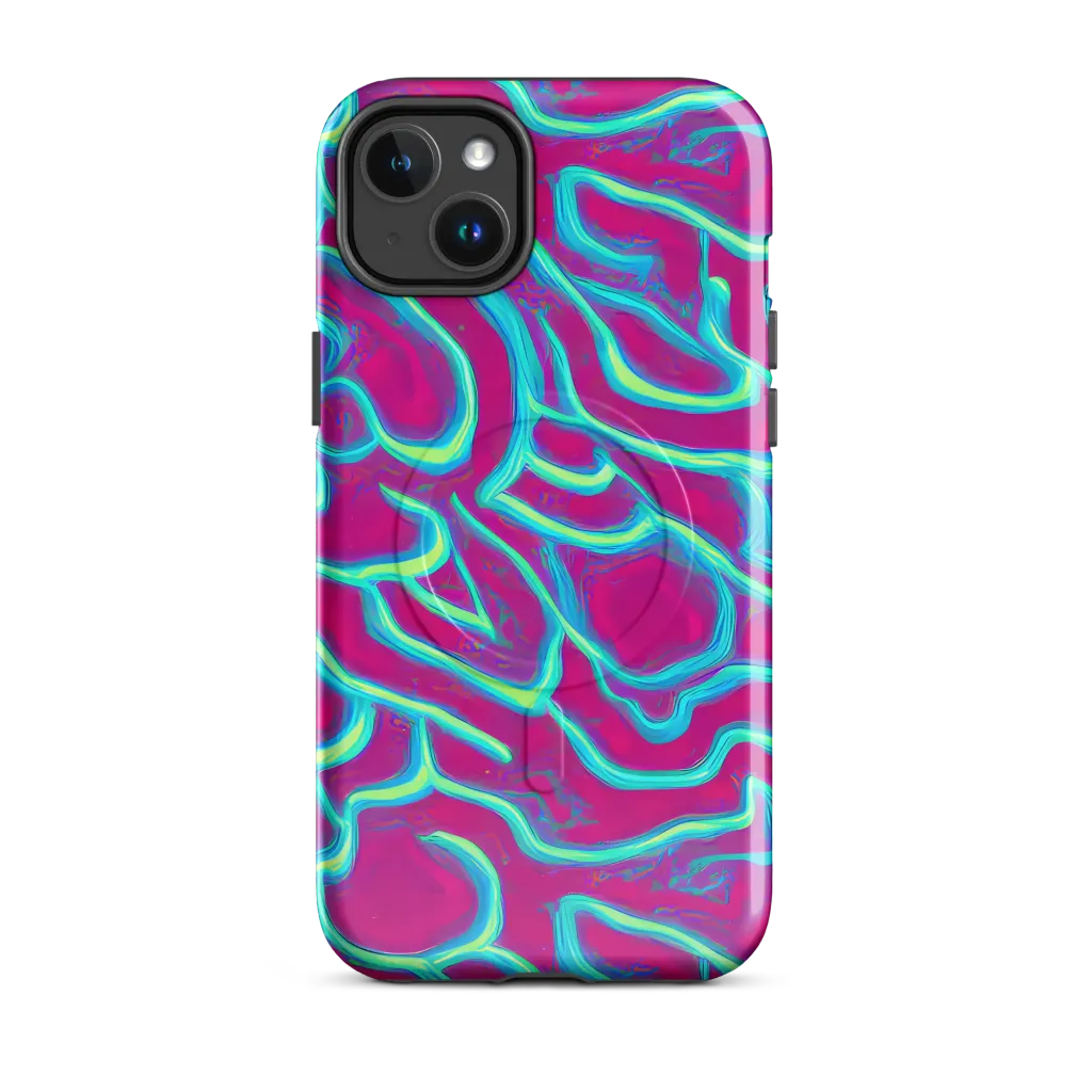 Neon Flux on MagSafe Tough Case for iPhone® — Front