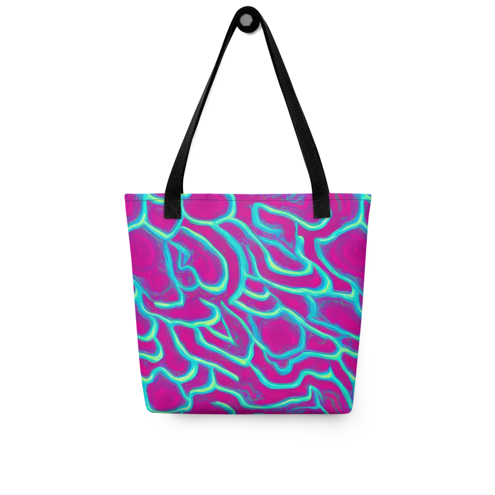 Neon Flux on Tote Bag — Front
