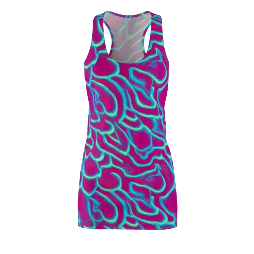 Neon Flux on a Racerback Dress