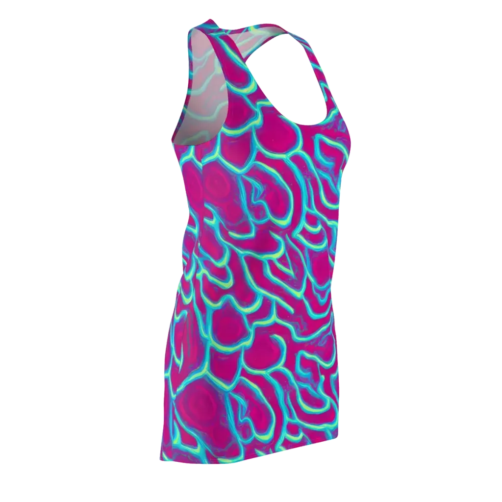 Neon Flux on Racerback Dress — Front Side