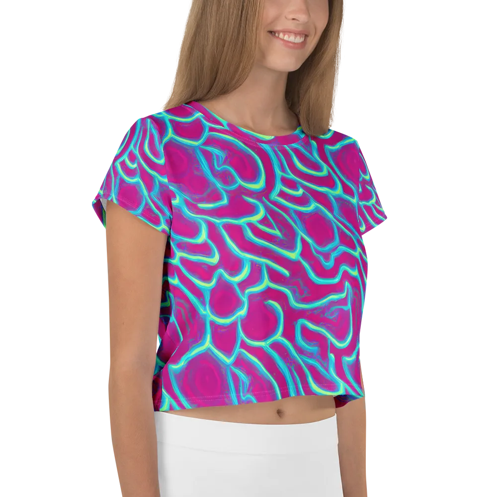 Neon Flux on Crop Tee — Right