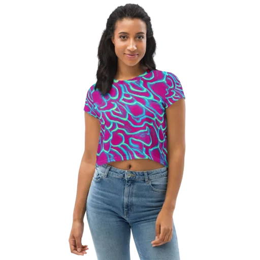 Neon Flux on a Crop Tee