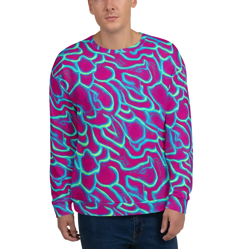 Neon Flux on Sweatshirt — Front