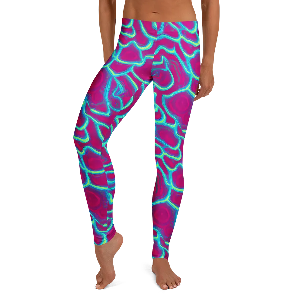 Neon Flux on Leggings — Front
