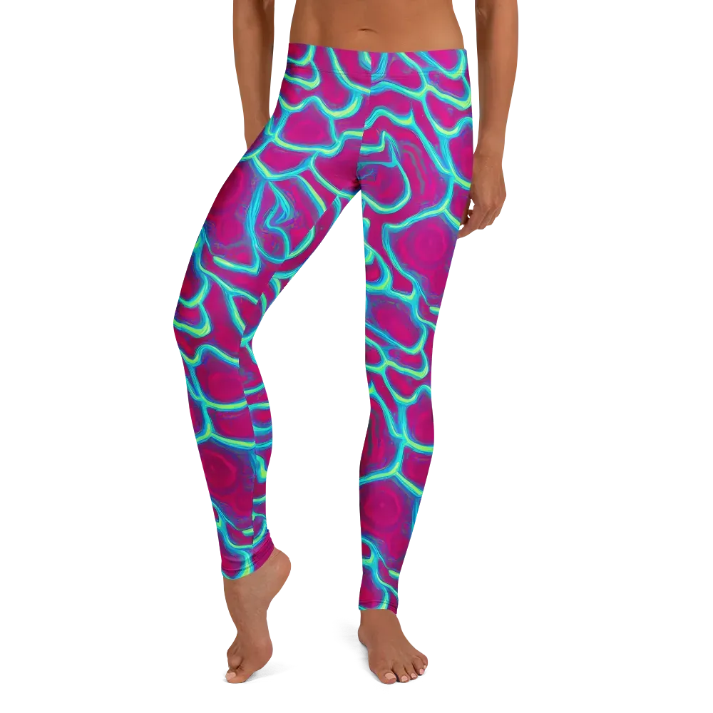 Neon Flux on Leggings — Front
