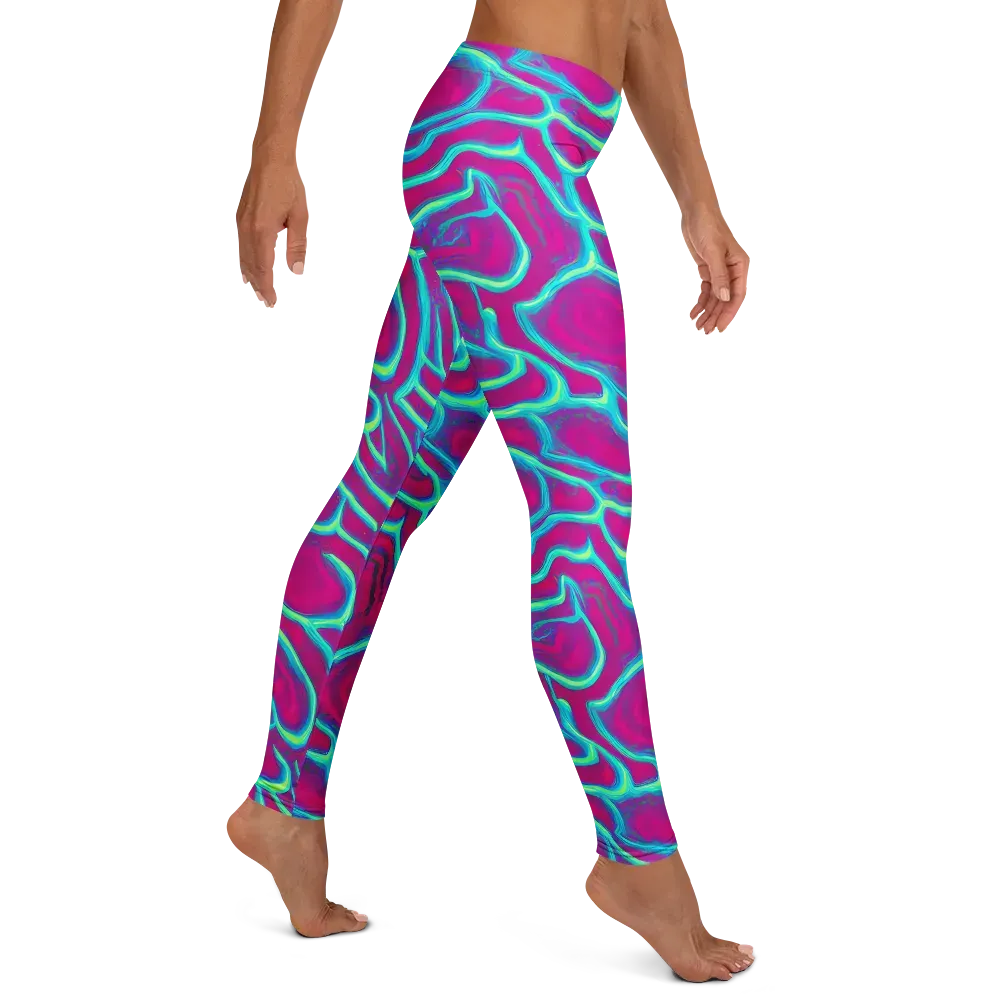 Neon Flux on Leggings — Right