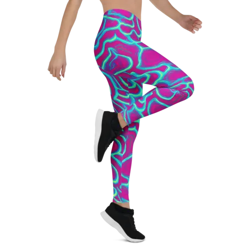 Neon Flux on a Leggings