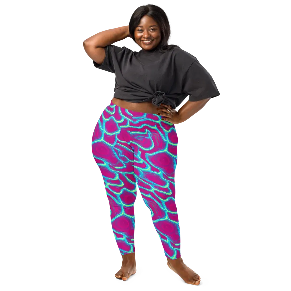 Neon Flux on Leggings — Front