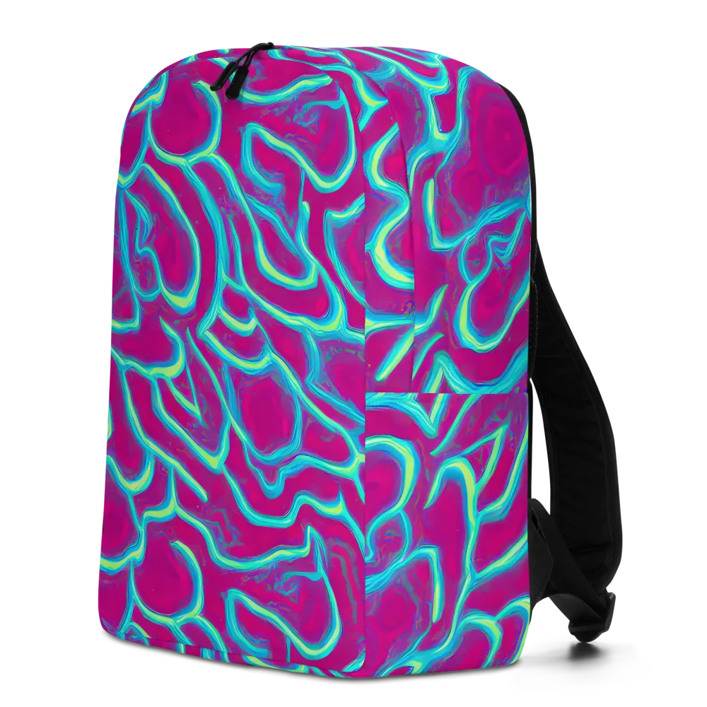 Neon Flux on Minimalist Backpack — Left