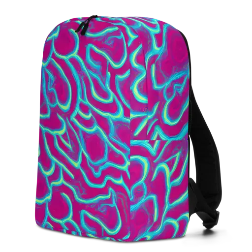 Neon Flux on a Minimalist Backpack