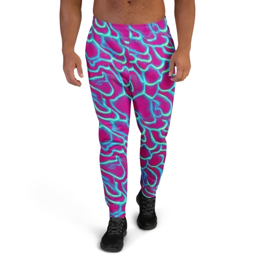 Neon Flux on a Men's Joggers